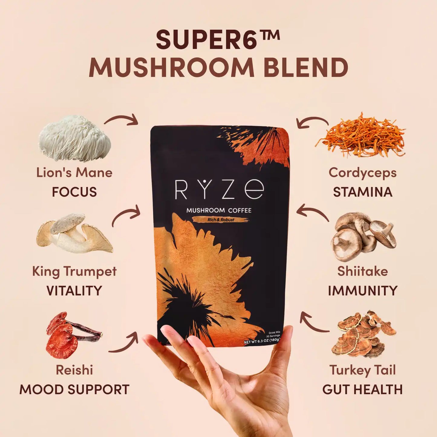 Mushroom Coffee Ritual Set S9
