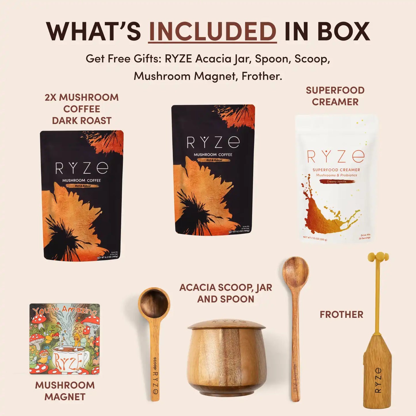 Mushroom Coffee Ritual Set S9