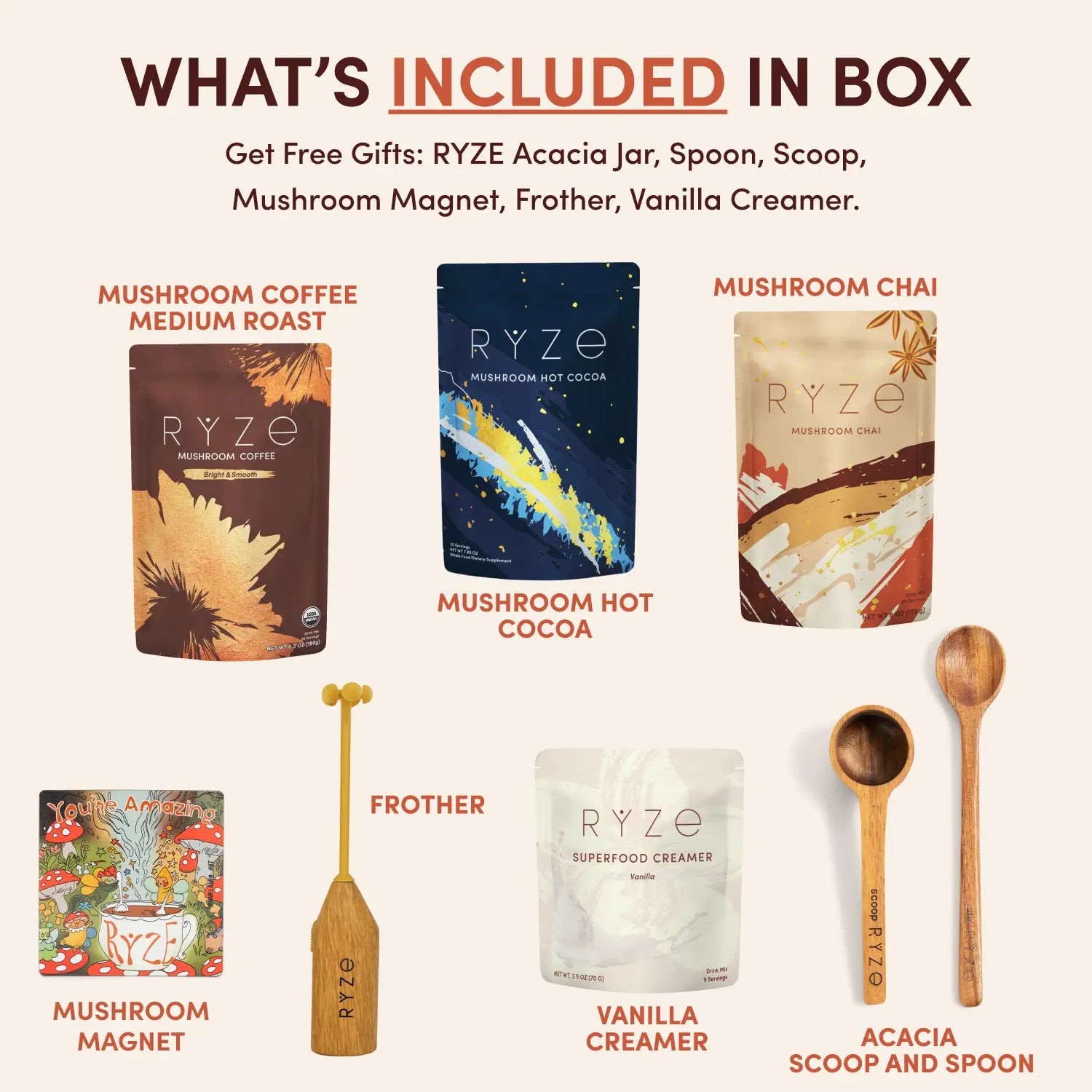 Ultimate Elevate & Unwind Bundle (Chai & Coffee & Cocoa) H8