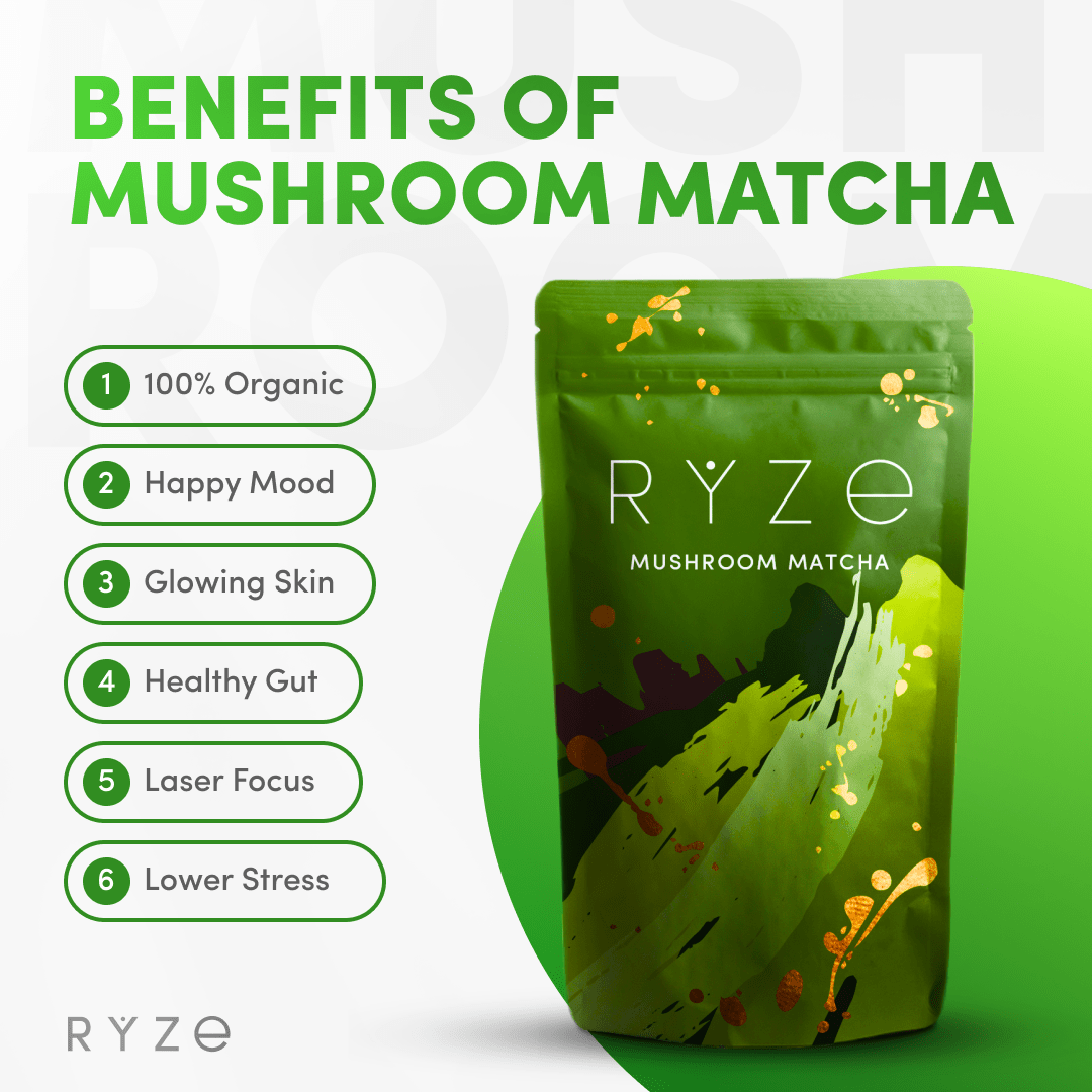 Organic Mushroom Matcha Starter Kit (60 servings) Q4